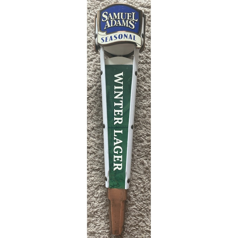 Samuel Adams Seasonal Winter Lager Draft Beer Tap Handle 13" Inch Changeable